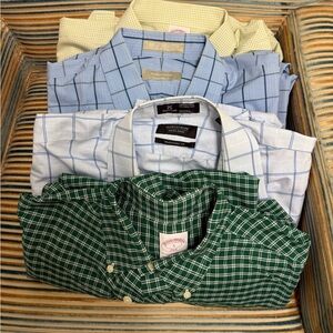 An array of dress shirts